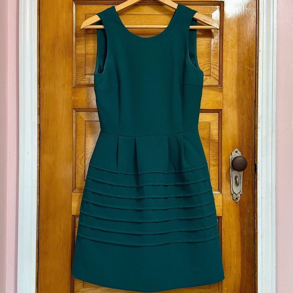 Madewell Emerald Green Cocktail Skater Mini Dress Women’s 0